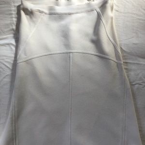 BCBG White Manon Skirt